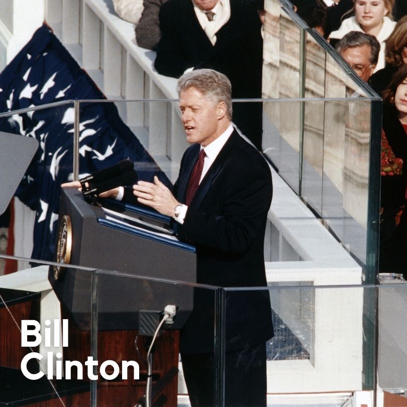 A photo of Bill Clinton