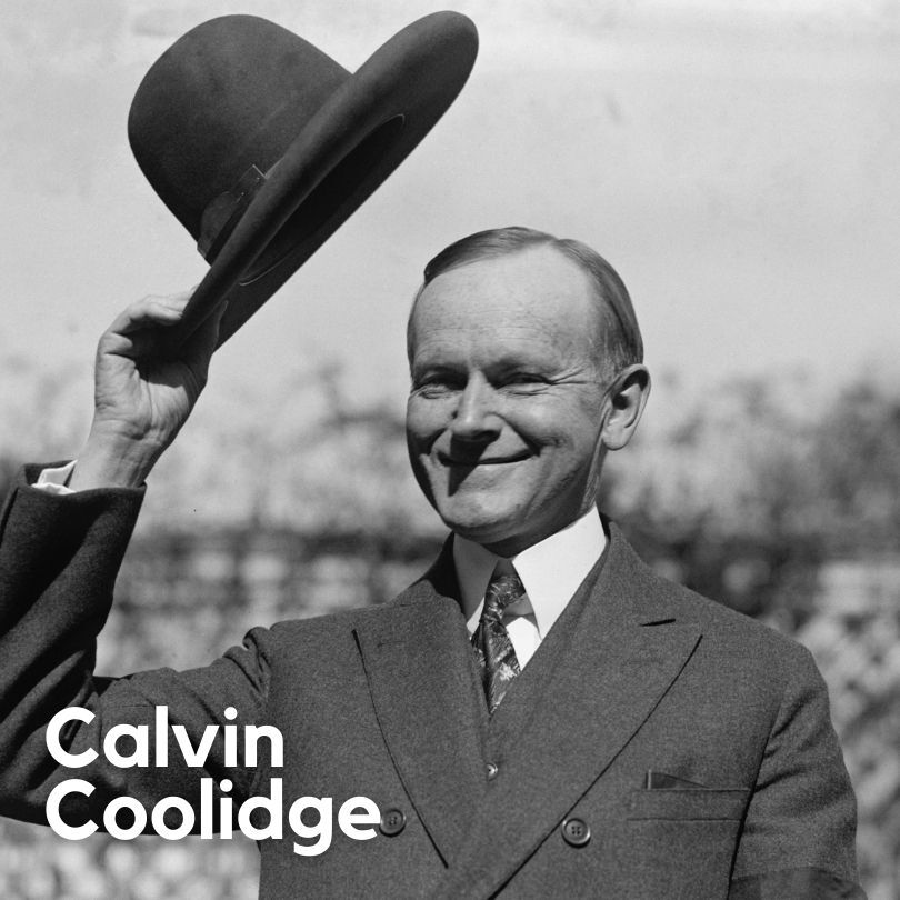 A photo of Calvin Coolidge