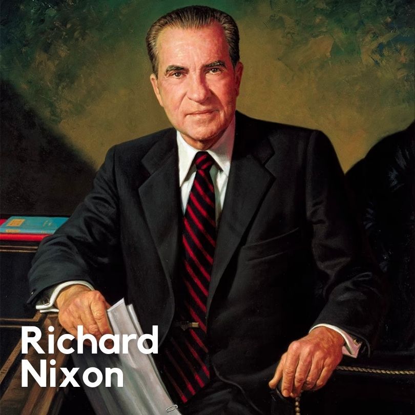 A photo of Richard Nixon