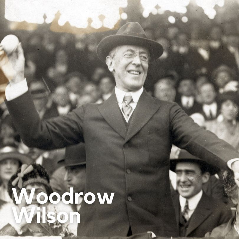 A photo of Woodrow Wilson