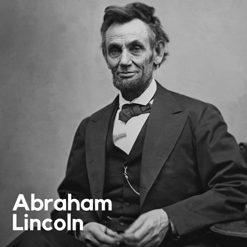 A photo of Abraham Lincoln