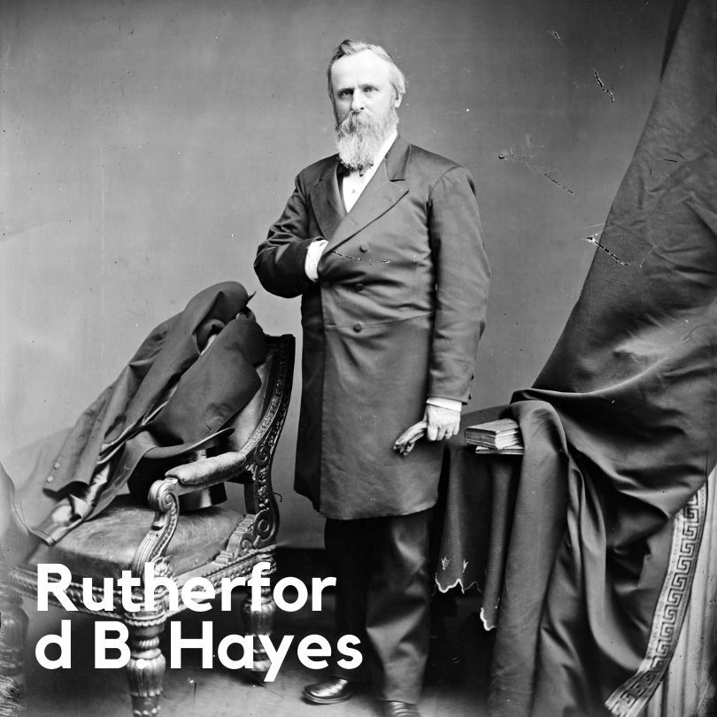 A photo of Rutherford B. Hayes